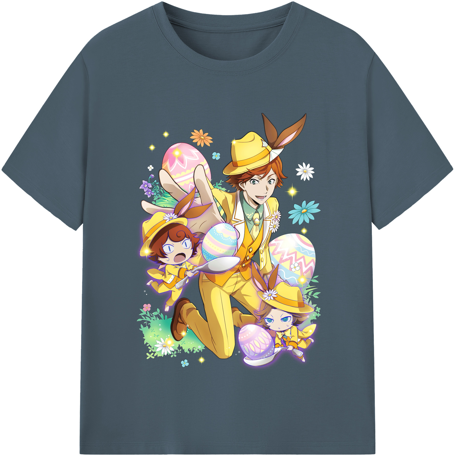 （画像用） 文豪ストレイドッグス Bungo Stray Dogs 綿100％半袖Tシャツ（フロントプリント）